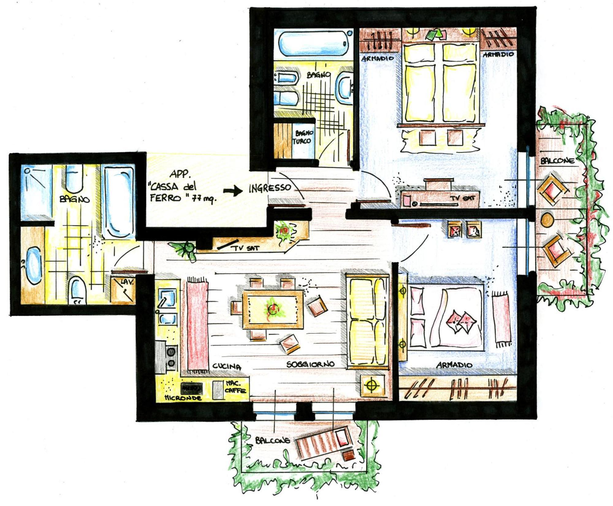 Chalet Mattias Livigno Ruang foto